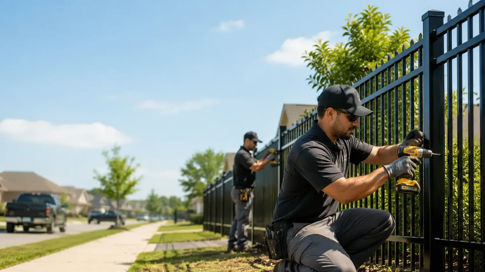 Metal Fence Installation in Blue Ridge, TX